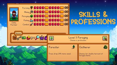 farming professions stardew